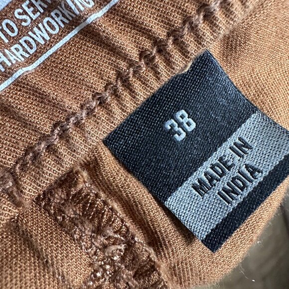 Carhartt Shorts Mens 38 Force Relazed Fit Twill 5 Pocket Work Elastic Waist 9" - Picture 5 of 10